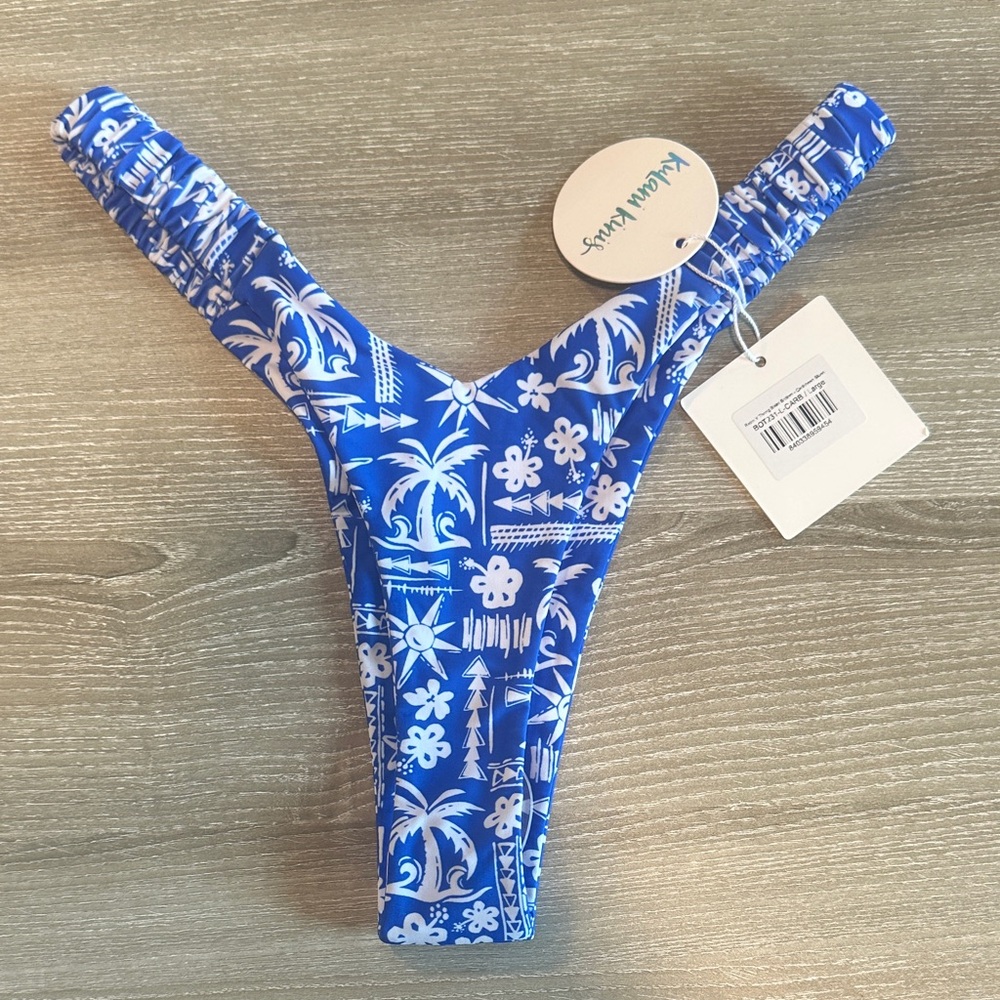 Kulani Kinis Retro Y Thong Bikini Bottom